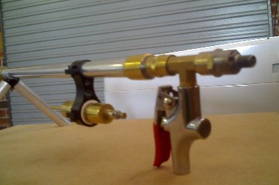 rear view, push button and new shrader welded into a 1/4&amp;quot; socket