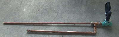 What a gun.  I love this thing.  And yes the barrel is that crooked.  I soldered with one eye, cut me a break. Stupid scratched cornea.  It's definately more powerful than it looks!